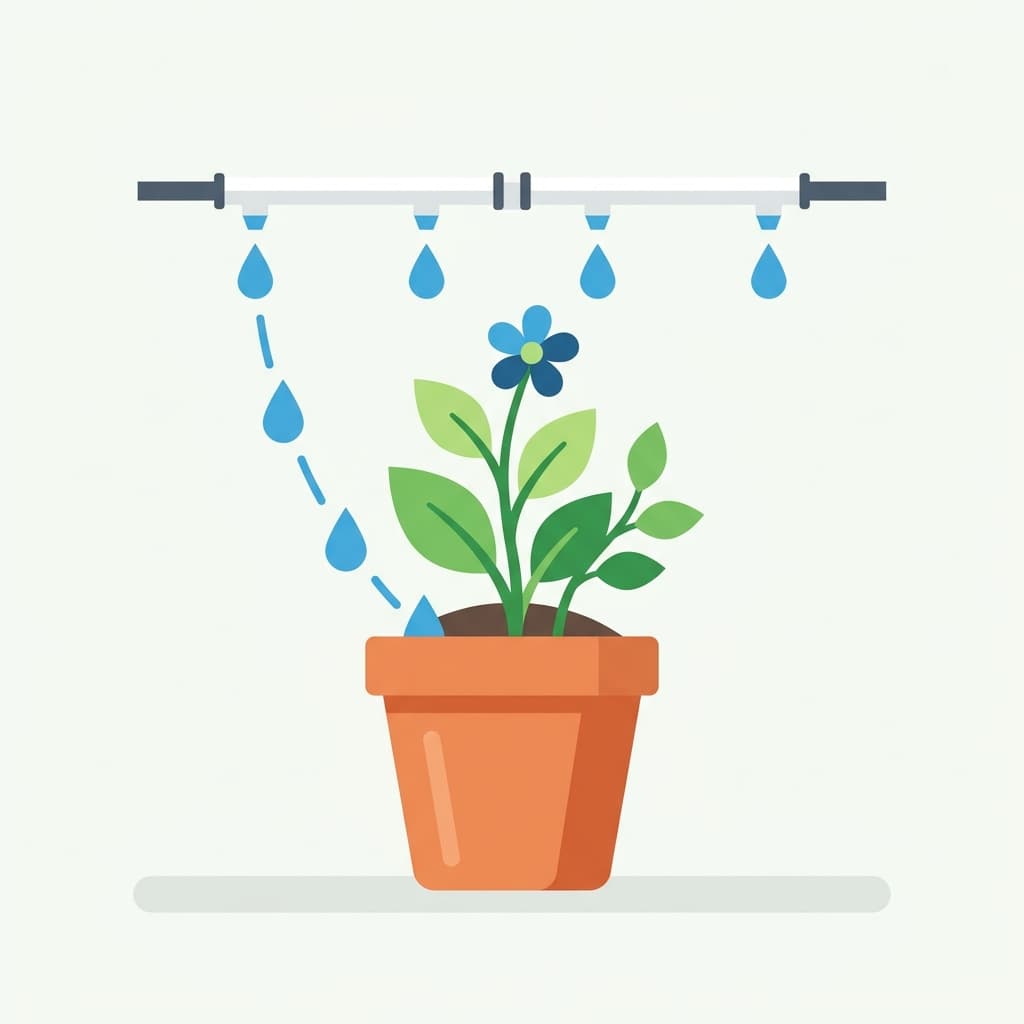 Flower irrigation system